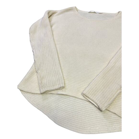 Athleta Cream Knit Long Sleeve Sweater, Sz‎ Small Activewear Athleisure CozyCore - Picture 3 of 11